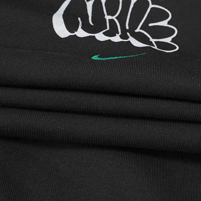 Nike Solo Swoosh Comfortable Soft Loose Hoodie Men Hoodies Black Peacock HQ4181-010