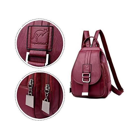 Women's backpack for commuting, small day bag, rucksack, shoulder bag, 2-way body bag, outdoor, crossbody bag, lightweight, waterproof, stylish,