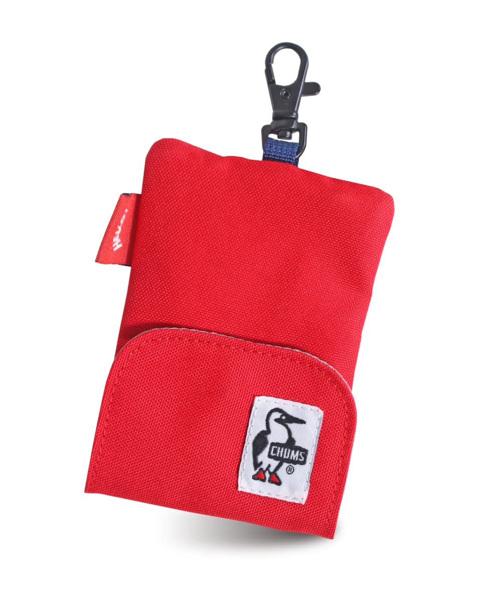 

Чехол для ключей Pass Case Renew Recycle Retractor Key Holder Recycle Retractor Key Holder [CHUMS] Мужской Женский CH60-3587 (красный)