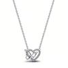 new 925 silver rainbow tennis necklace for women DIY fashion boutique wedding party jewelry gifts