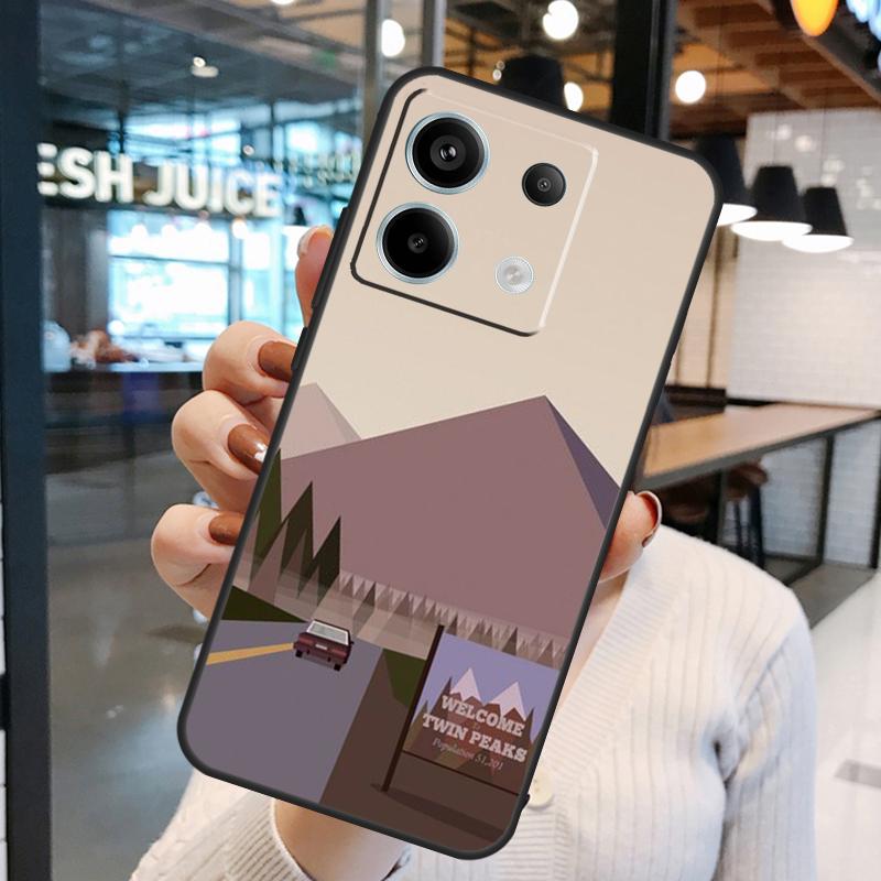 Welcome To Twin Peaks Case For Xiaomi Redmi Note 14 Pro 10 11 12 13 15 Pro Plus Redmi 15C 14C 10C 12C 13C 15 Cover