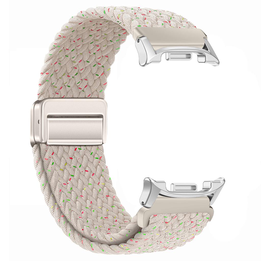 Braided Nylon Band for Samsung Galaxy Watch 8/8 Classic 46mm Magnetic Buckle for Galaxy Ultra 2025/7 47mm Colorful Sport Strap