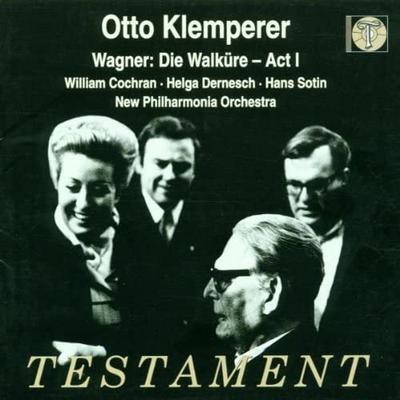 CD RICHARD WAGNER, OTTO KLEMPERER, NEW - Die Walkure (Act 1) SBT1205 Europe ObiClassical Used