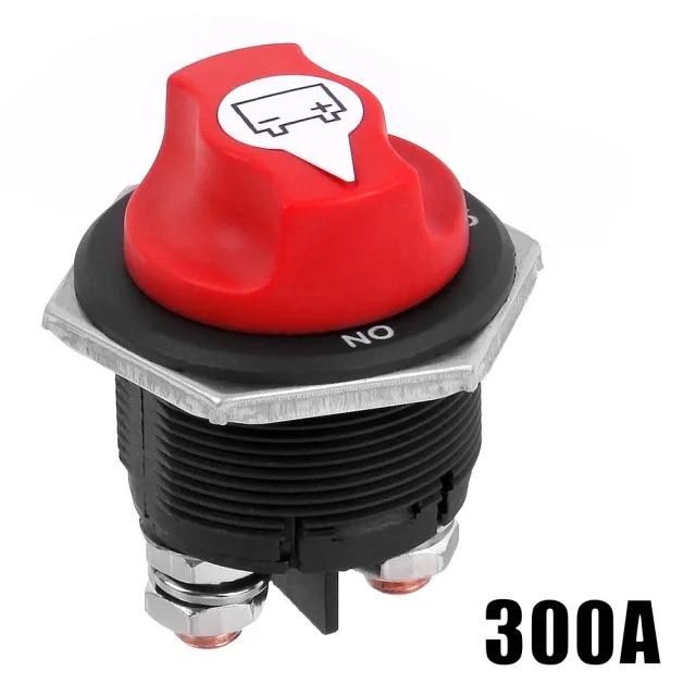 Car Battery Switch 50-300A Safe Power Cut Off Isolator Rotary Disconnect for Motorcycle Boat Truck RV Auto Accessory.