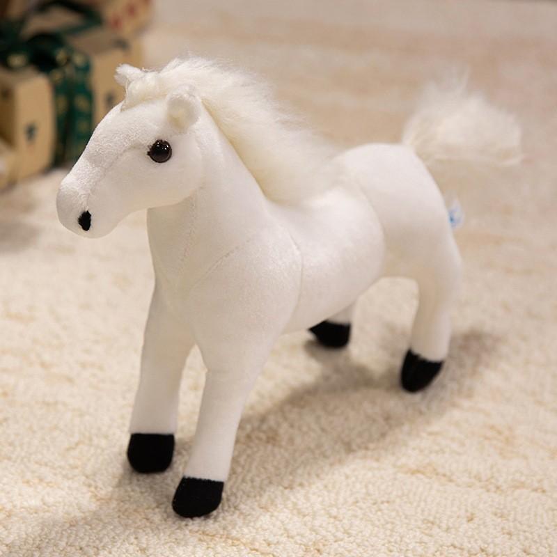 Horse Plush Toy Cartoon Cute Animal Doll Room Decoration Children Gift Holiday