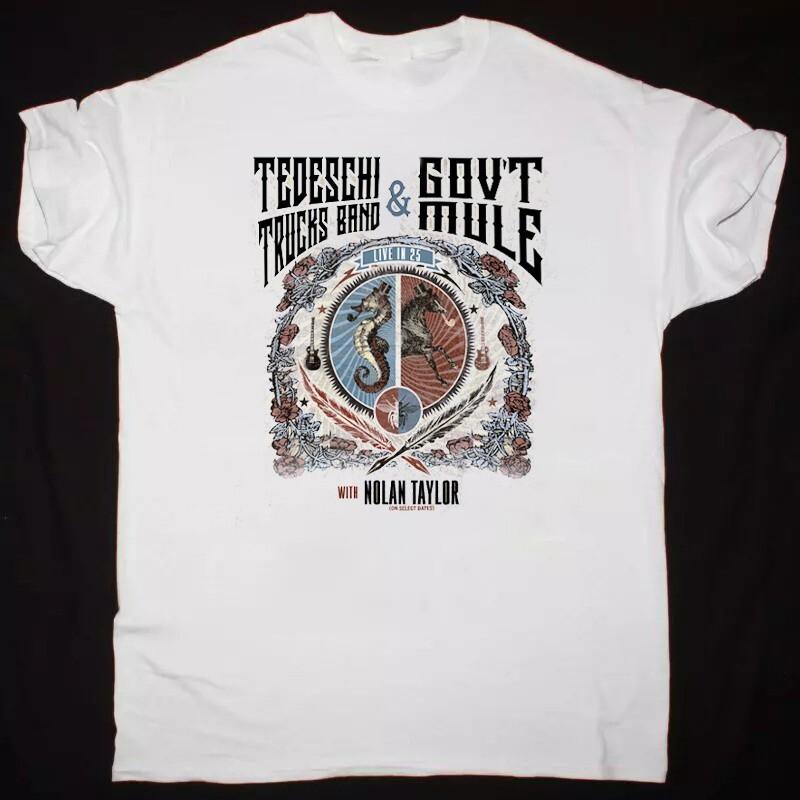 Gov#039;t Mule with Tedeschi Trucks Band White Color Shirt Unisex FN970 Unisex T-Shirt L