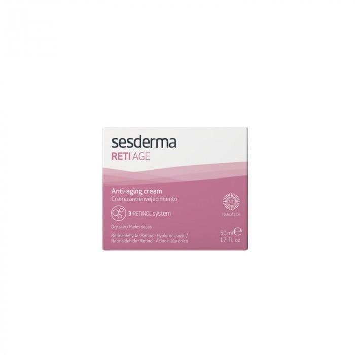 Sesderma Reti Age Anti-Aging Facial Cream 50ml Retinol Complex Lifting Firming Wrinkle Reduction Moisturizing