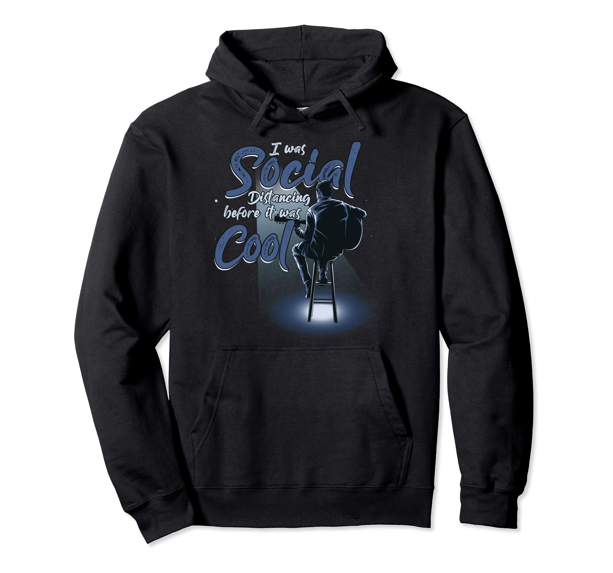 

guitar player music instrument cool social distancing present hoodie