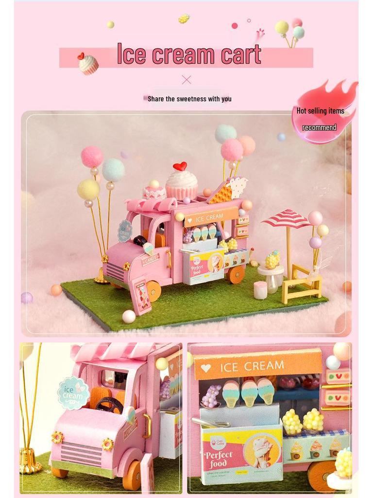 Tianyu DIY Miniature Villa Model Educational Assembly Toy - Creative Birthday Gift for Girls