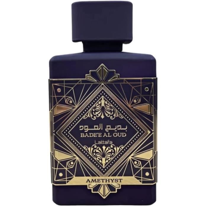 Eau de Parfum - LATTAFA - Badee Al Oud Amethyst (Green Velly) - Unisexe - 100 ml - Couleur verte