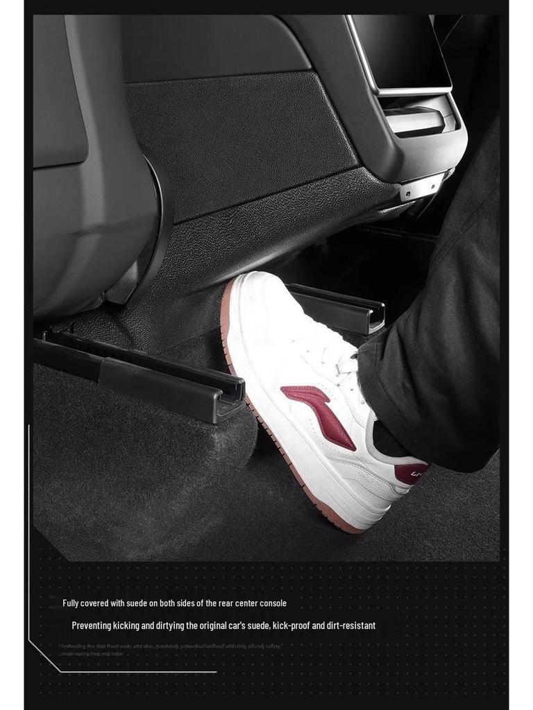 Tesla Model Y 25 New Version: Center Console Anti-Kick Pads - Protective Interior Panels, Model Y Accessories