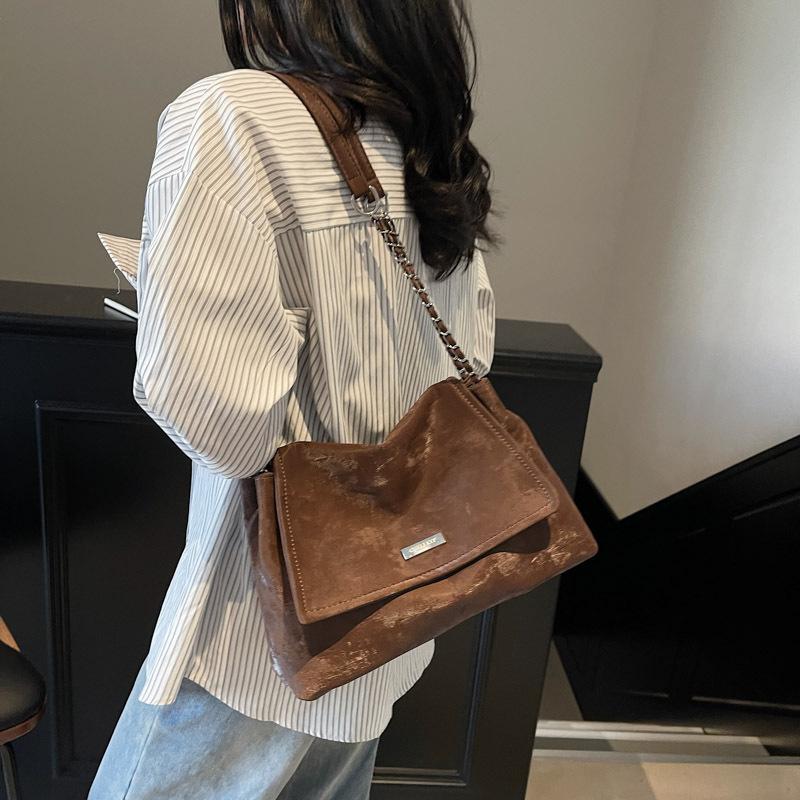 Premium Sense Retro Underarm Bag Women 2025 New Large Capacity Chain Shoulder Bag Work Bag