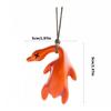 Unique Roast Duck Car Interior Pendant Ornament Rearview Mirror Hanging Decoration with Fun Color Changing In Sunlight