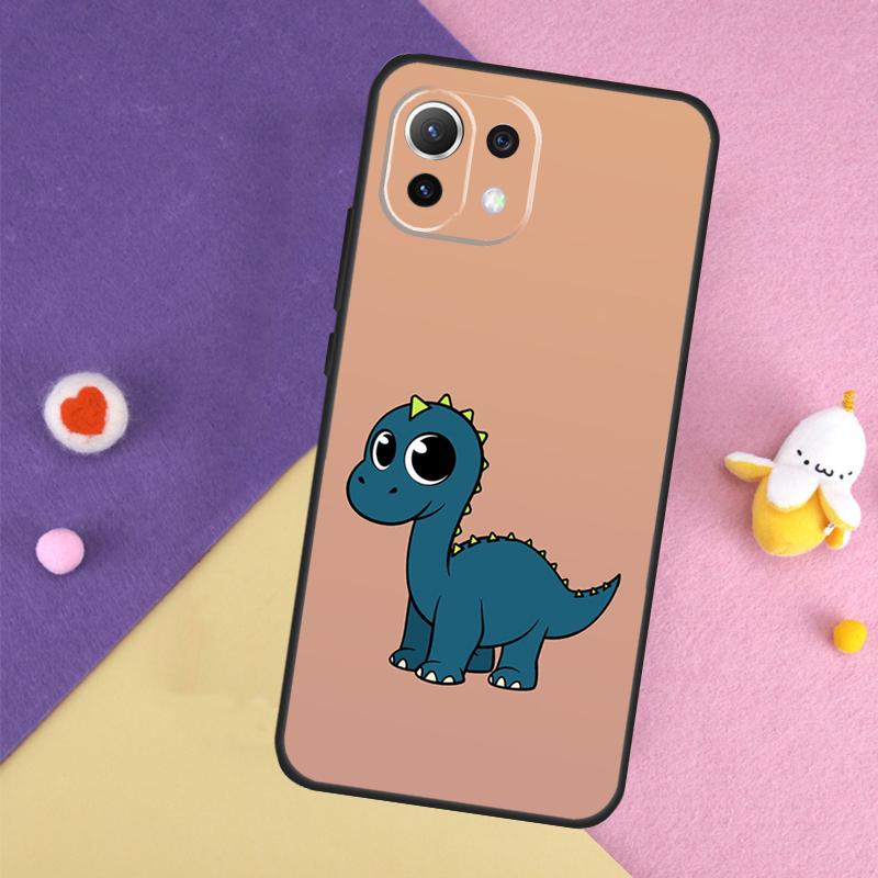 Cute Dinosaur Tea-Rex Case For Xiaomi 15 Ultra 13 14 14T 11T 12T 13T Pro POCO X7 Pro X3 X5 X6 F5 F6 M6 Pro Cover