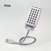 USB LED stolní lampy 5V noční světlo Stolní lampa na čtení Žárovka Bedroom Study 28 LED