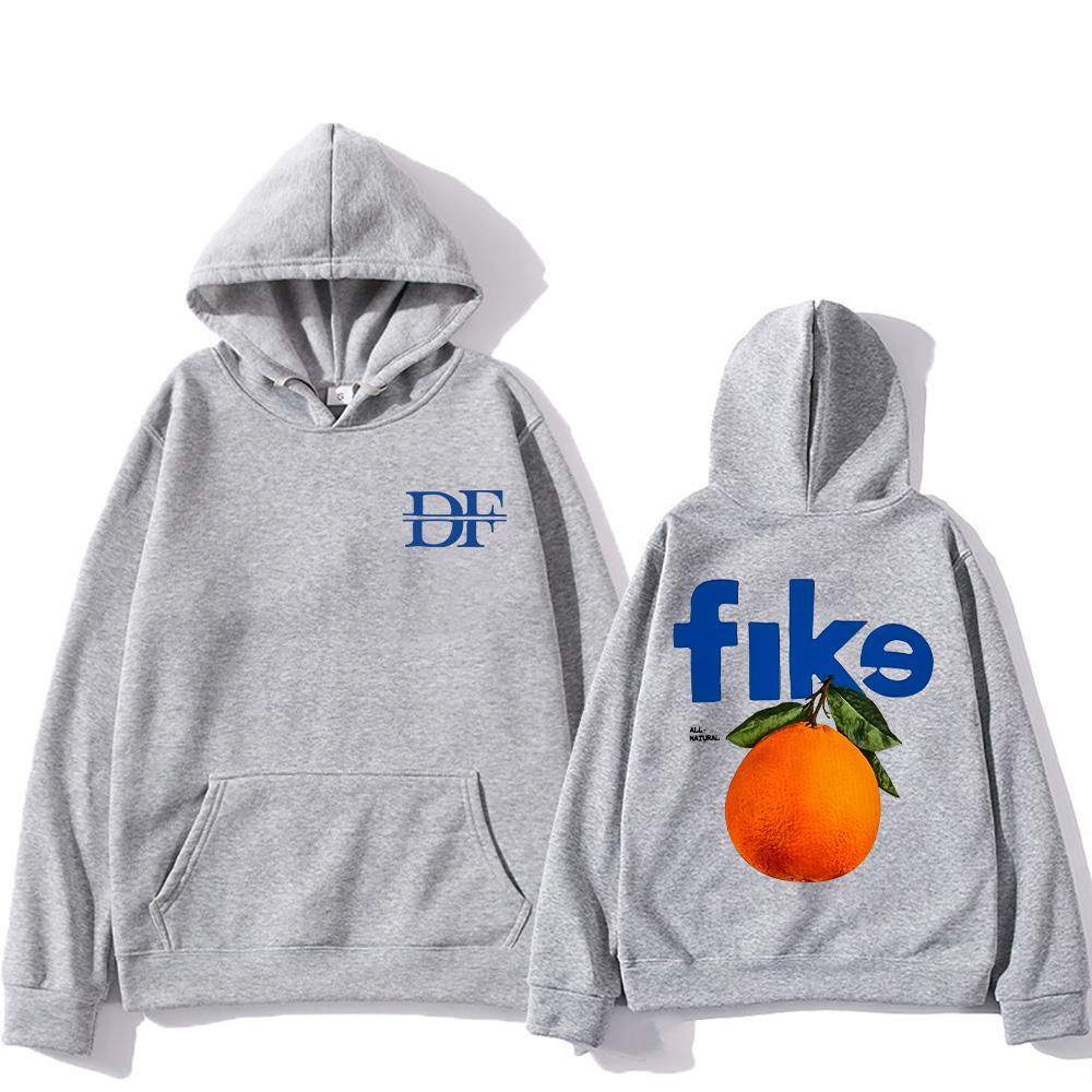 Dominic Fike Oranžové Mikiny Vtipná Nová Grafická Mikina Dámská Pánská High Street Mikina Módní Hip Hop Streetwear Y2k