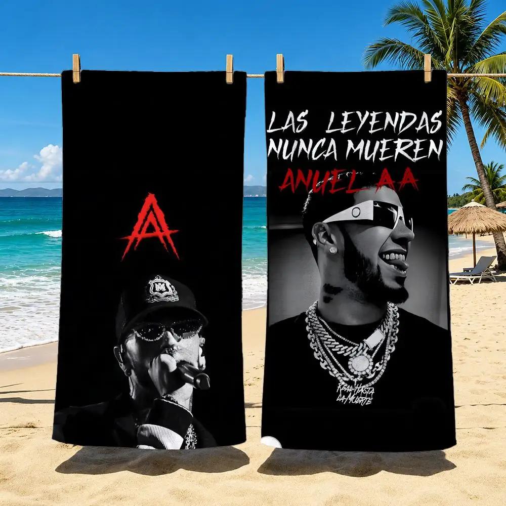 Rapper A-Anuel AA Towel Towel beach towel, quick drying absorbent bath towel for Swim,Gym,Camping,Outdoor hot
