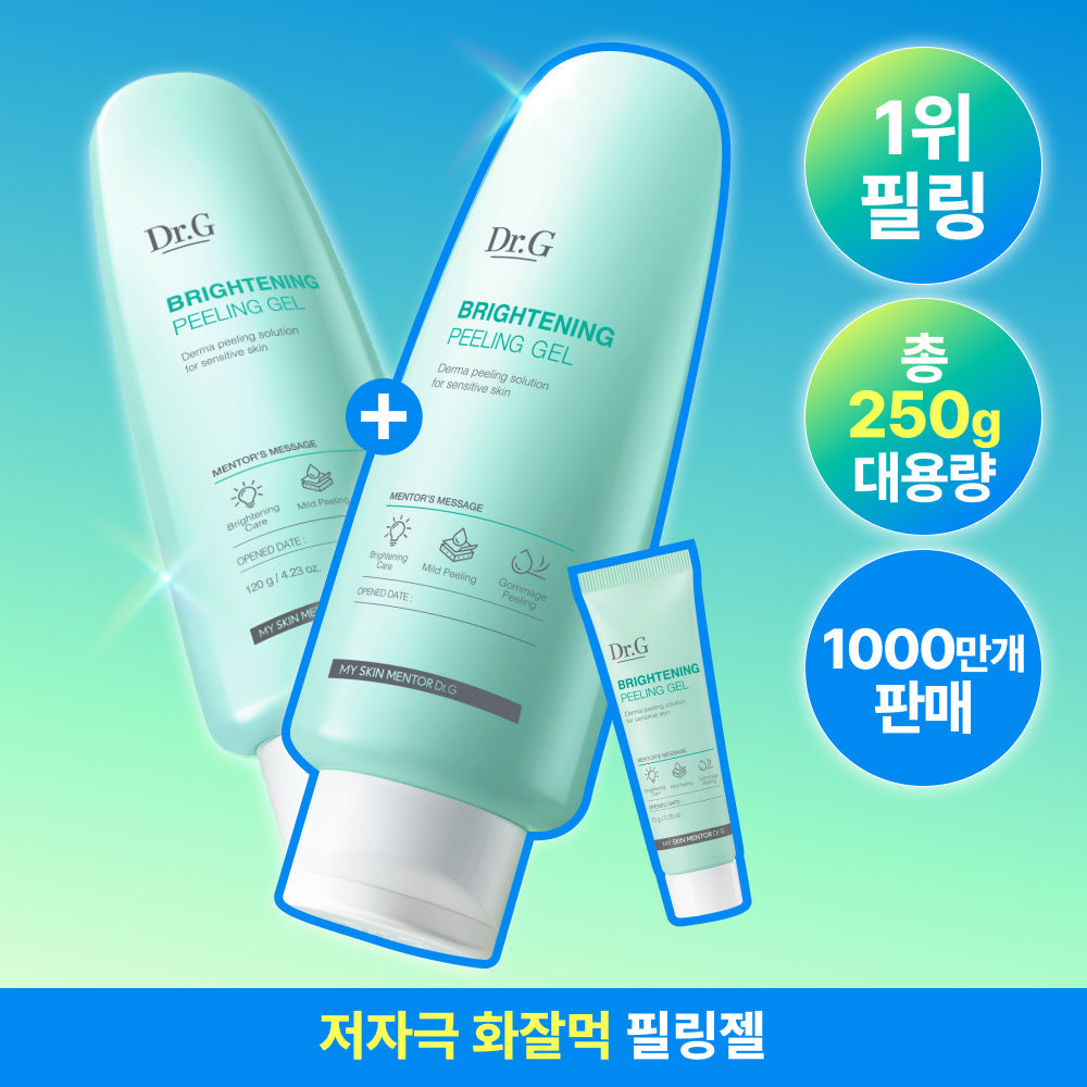 Dr.G Brightening Peeling Gel 2-pack with bonus 10g (120g x 2 + 10g) ()120g+120g+10g