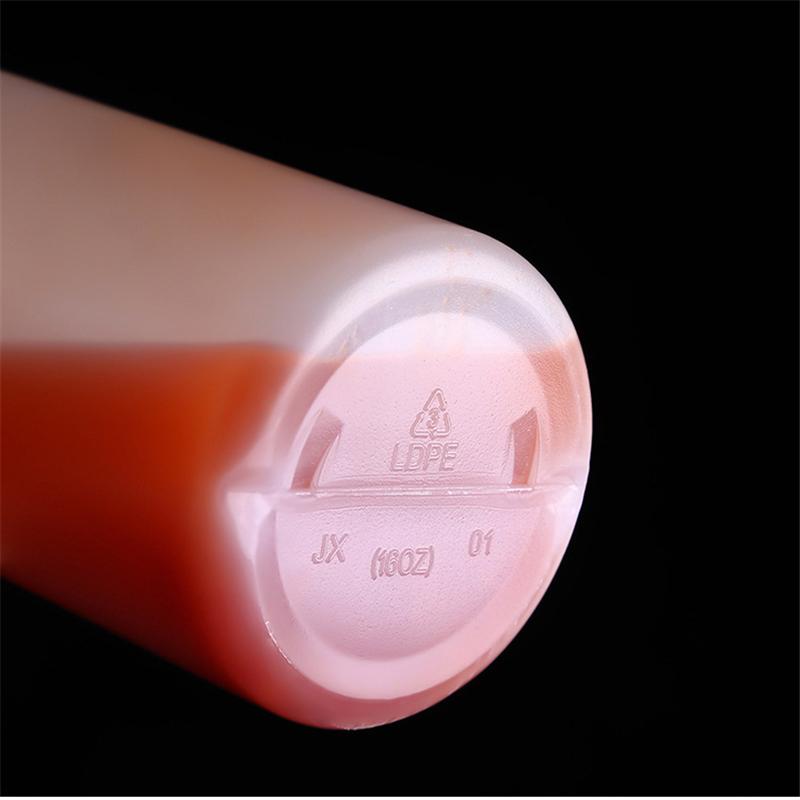 12/16/24oz Condiment Plastic Squeeze Bottle For Ketchup Oil Dispenser Transparent Salad Sauce Bottles Seasoning Kitchen Gadgets