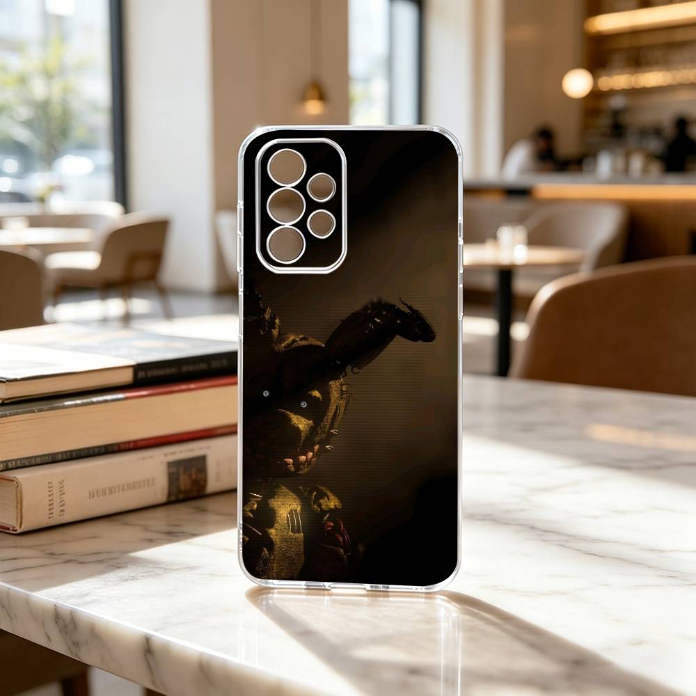 F-Five N-Nights GAME Phone Case For Samsung S25,S24,S21,S22,S23,S30,Ultra,S20,Plus,Fe Transparent Cover