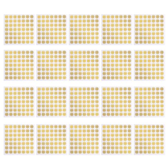 20 Sheets Chinese Lucky Label Stickers Self Adhesive Strong Stickiness Rich Color DIY Gift Box Package Seal Label Stickers