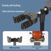 Vertical Guitar & Ukulele Floor Stand - Musical Instrument Display & Shooting Stand