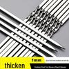 Stainless Steel Barbecue Skewers - Ideal for Roasting Lamb, Beef, and More