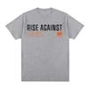 Rise Against Ricochet 2025 New Summer T-shirt Double Sided Printing Grunge Tee-shirt Pop Fashion Tshirt Gothic Clothes