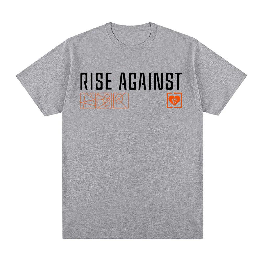 Rise Against Ricochet 2025 New Summer T-shirt Double Sided Printing Grunge Tee-shirt Pop Fashion Tshirt Gothic Clothes