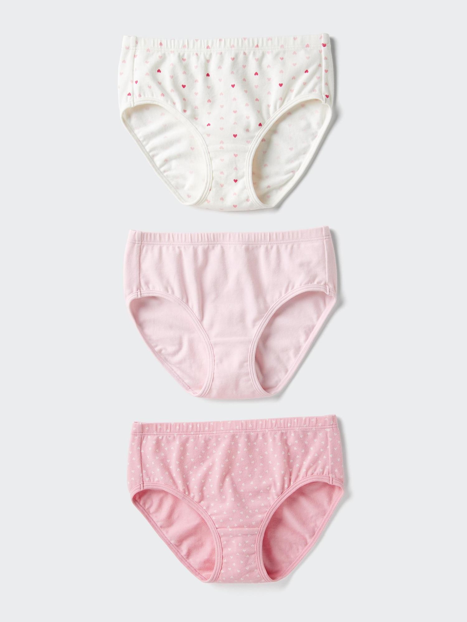 

Uniqlo Япония Девочки 3 шт. Эластичные хлопковые шорты Обычные 11 PINK/100