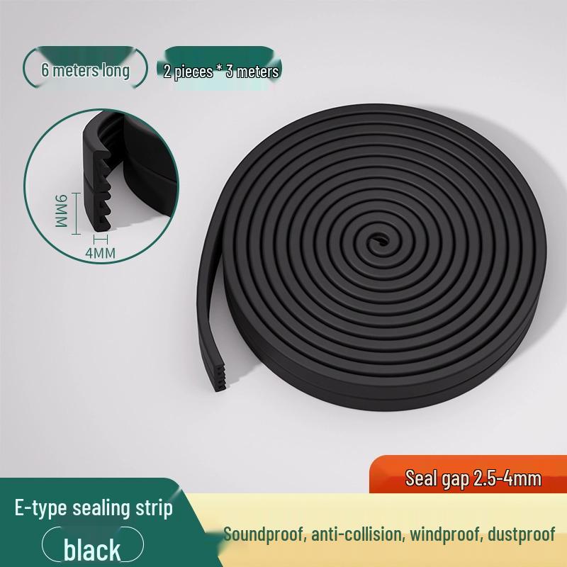 Těsnící lišta okna typu O z voděodolného a zvukotěsného UPVC pro dovnitř otevíraná okna