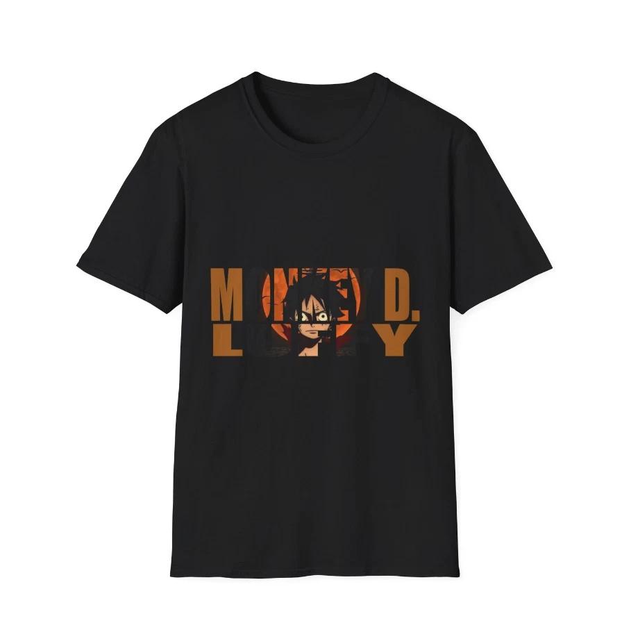 

Monkey D. Luffy Unisex Softstyle T-Shirt Anime Fan Tee, Gift M