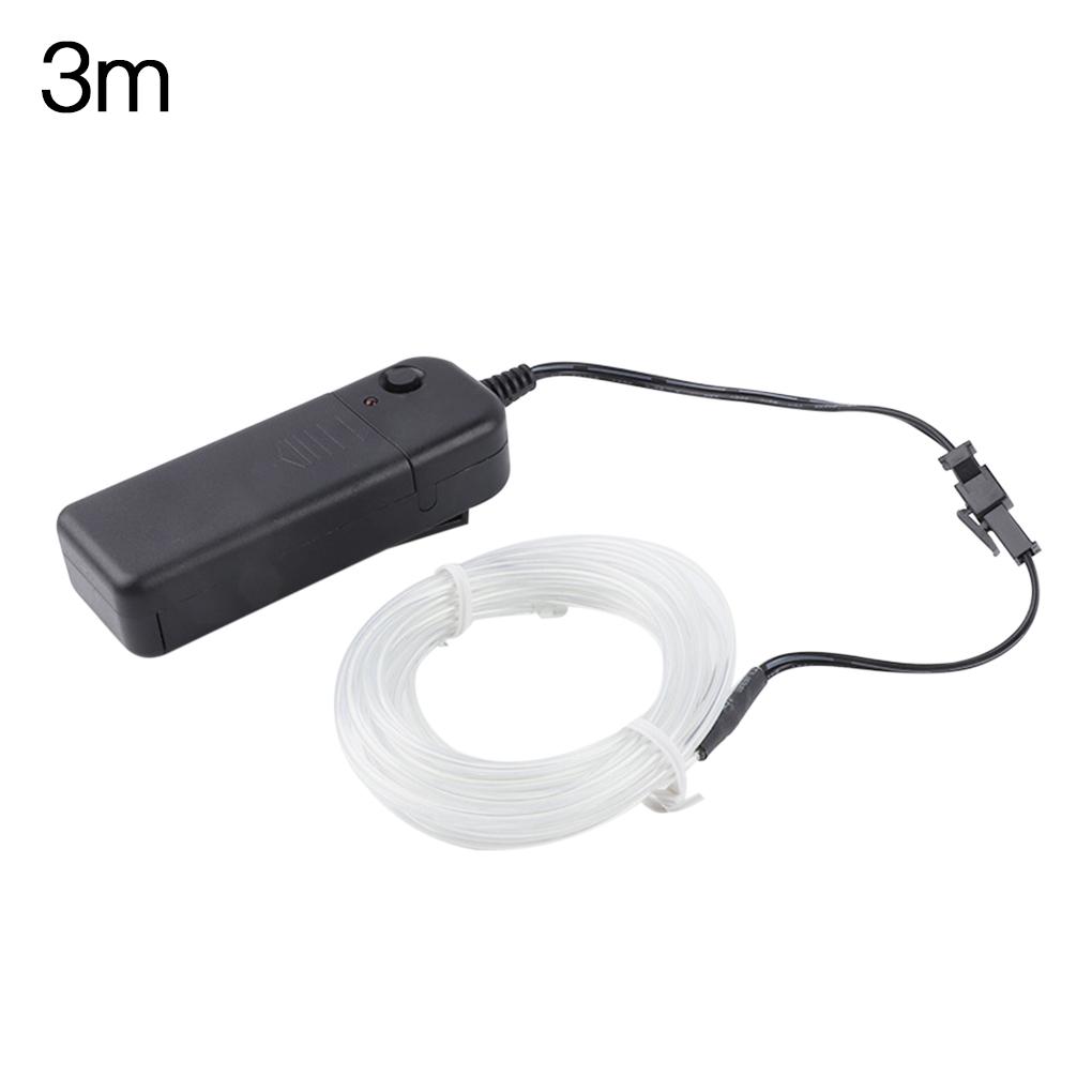 Flexible Water Resistant Glow String with USB Controller Steady/Quick Flashing LED Light Rope Tube 9ft