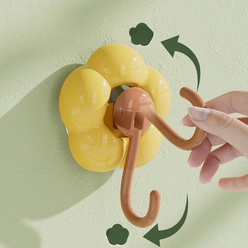 Flower Sunflower Suction Cup Hook Non Drilling Non Marking Hook Vacuum Suction Cup Kitchen Living Room Bathroom Non Marking Hook