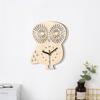 Owl Wood Clock for Creative Animal Children Holiday Gift Supplies for Home Office Dormitory Decoration Birthday Gift