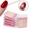 100 ks oboustranných vatových tyčinek s jemnými špičkami pro nehtové umění, make-up, korekci oční linky - Kosmetické nástroje