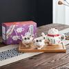 China Cups Made Vintage Infuser Tea Japanese Style Teapot Cat