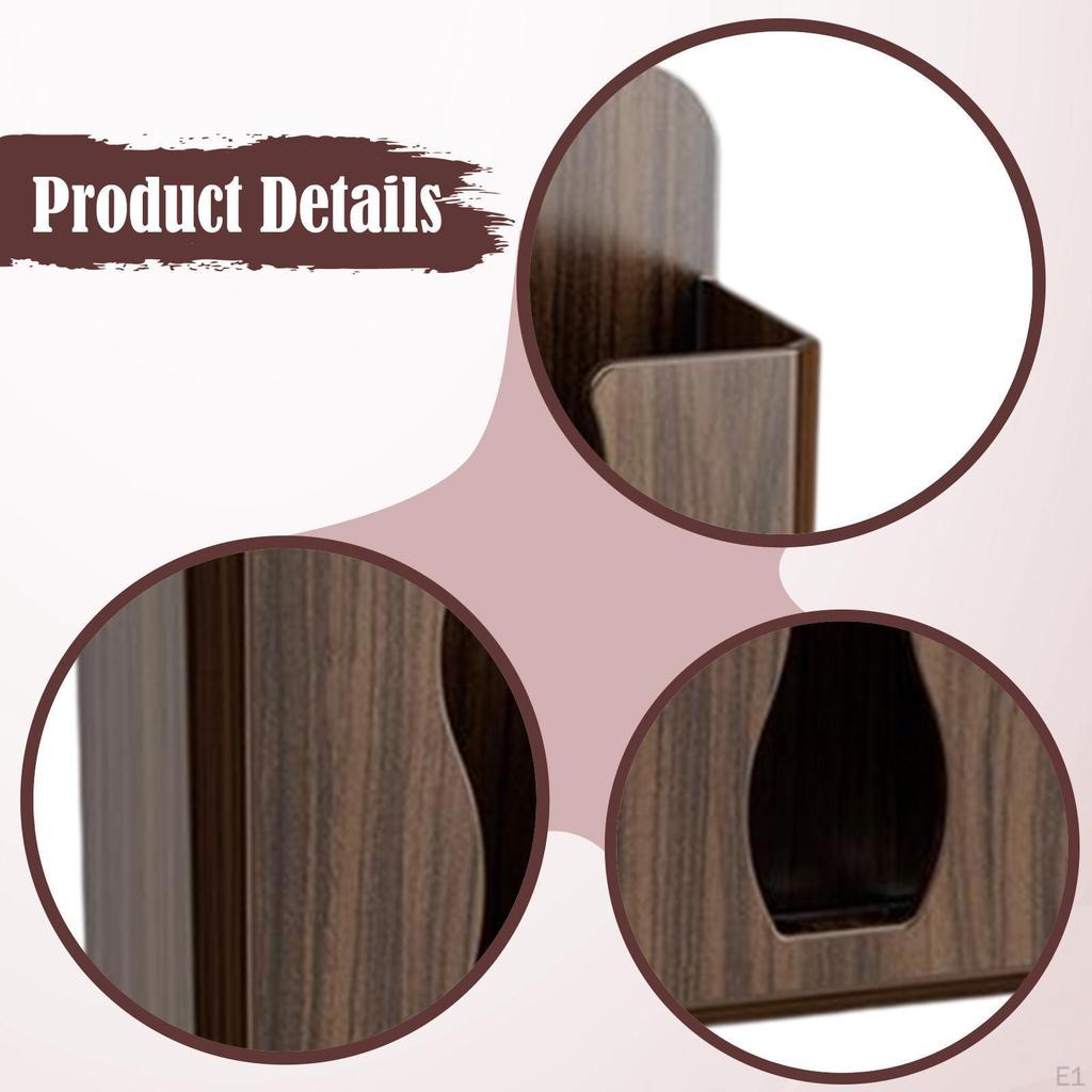 Wall Holder Organizer Container Adhesion Mounting Mounted Storage Box Walls Pocket for School