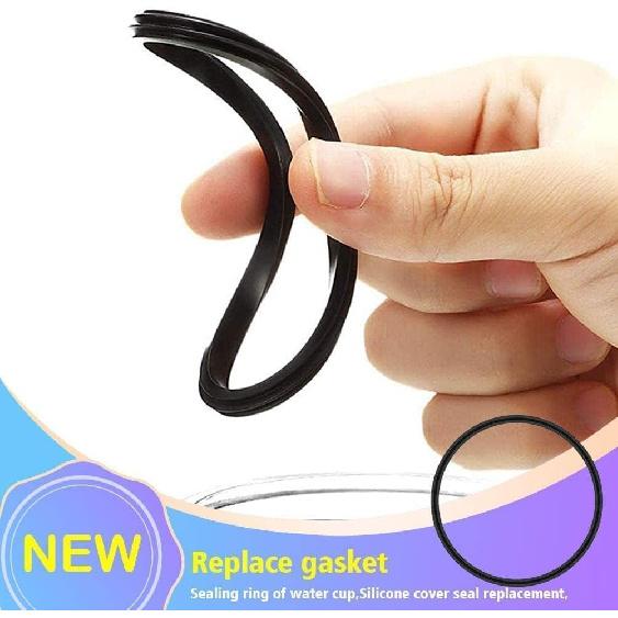 5Pcs Black Replacement Rubber Lid Ring Compatible with Travel Mug 16oz & 20oz Gasket Seals Lid for Ulated Stainless Steel Tumblers, Coffee Cups