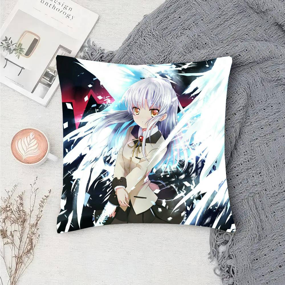 Tachibana Kanade Anime A-Angel B-Beats Pillow Case Sofa Cushion Cover Room Home Decoration