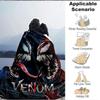 1Pc Venom Antihero Battle Blanket Soft And Comfortable Casual Warm Camping Travel Christmas Halloween Xmas Gift M928436