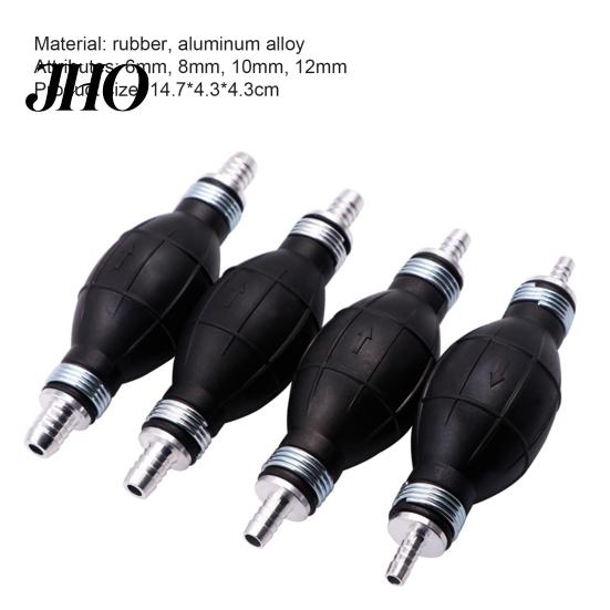 Bulb Hand Pump 6/8/10/12mm Fuel Universal High Durability One-way Valve Primer for Marine Oil Transfer