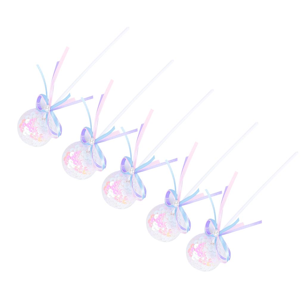 5 szt. Brokatowe Toppery na Babeczki, Urocza Dekoracja Tortu na Urodziny, Wesele, Dekoracja na Przyjęcie