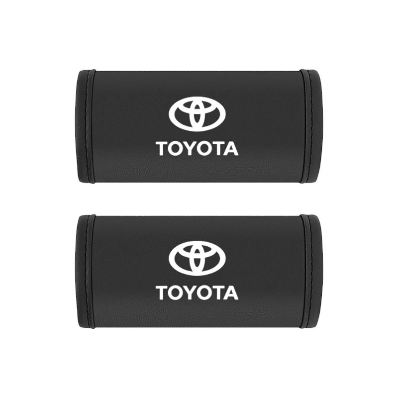 

Car Roof Pull Handle Protective Cover Leather Door Handles Case For Toyota Corolla Yaris Aygo Prius Camry Auris Avensis 4Runner