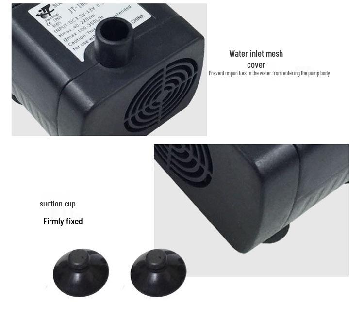 E-Commerce 1,4W Solarbrunnenpumpe Harz-Zubehör, 300G