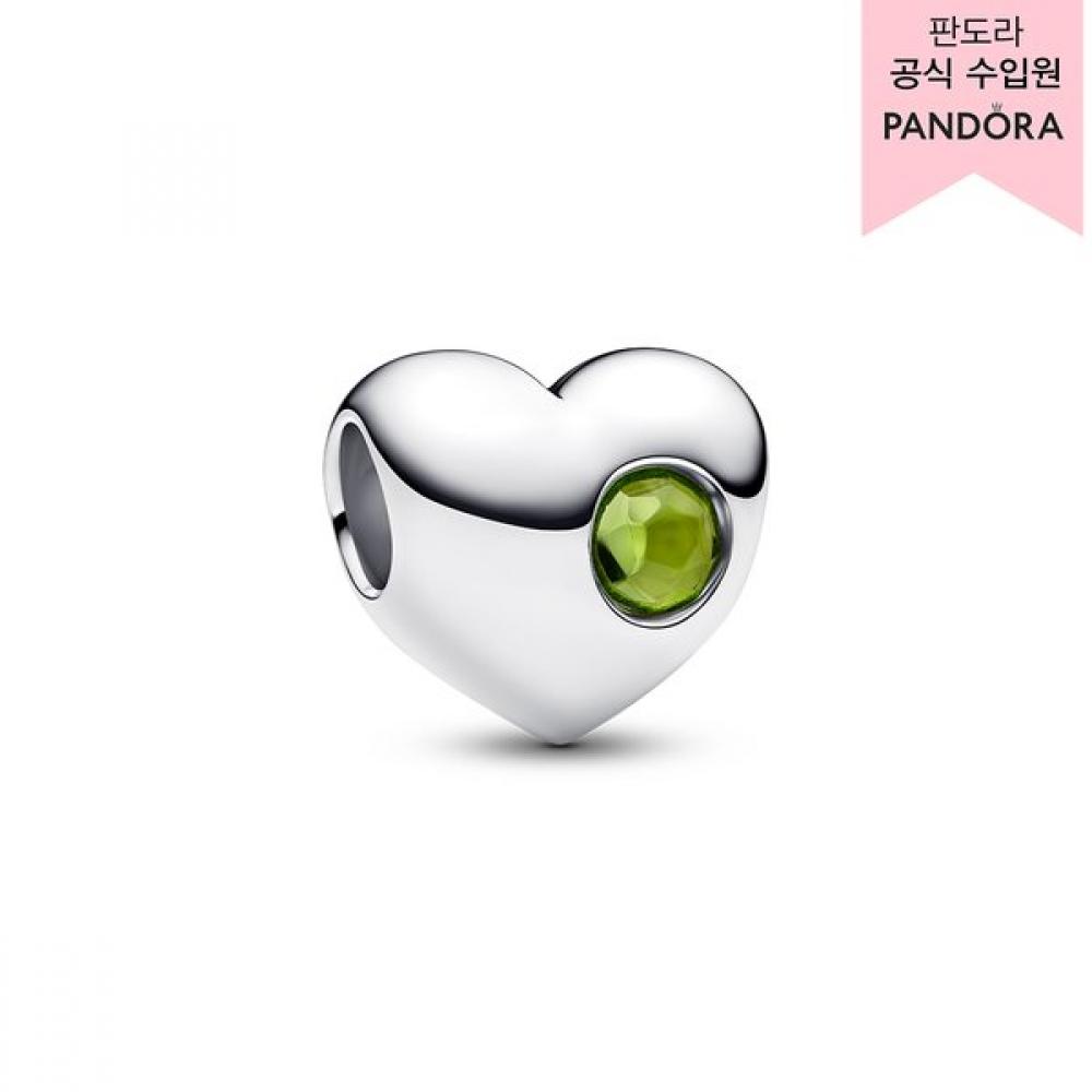 

Pandora Ingreivable Birthstone Heart Charm August 794161c08 794161C08