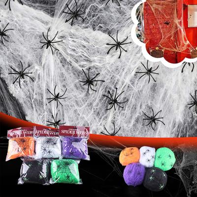 Halloween-Spukhaus-Veranstaltungsort-Layout, 100 g Baumwolle, Spukhaus-Szenendekoration