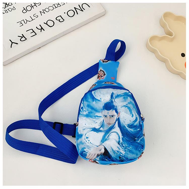 School Bag New Bag Boys and Girls Fashion Cartoon Change Bag Messenger Bag Casual Small Backpack Breast Bag