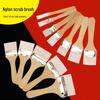 Wei Zhuang Nylon Bristle Oil Painting & Barbecue Brush - Small White Hair Board Brush.