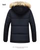 Men's European Size Cotton-Padded Jacket: Winter Mid-Length Dad's Coat with Velvet Lining, Plus-Size, Extra Warm
